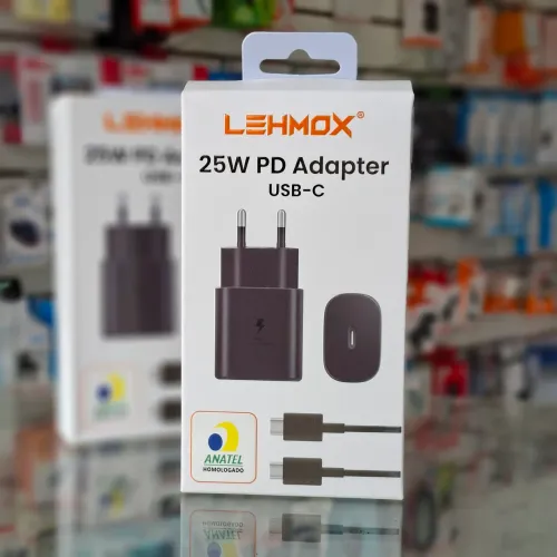Carregador Samsung 25w lehmox - entrega em slz e região 