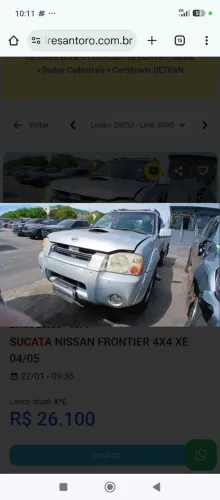Peças para Nissan Frontier 2002 a 2007