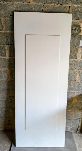 Folha de porta em laca Branca