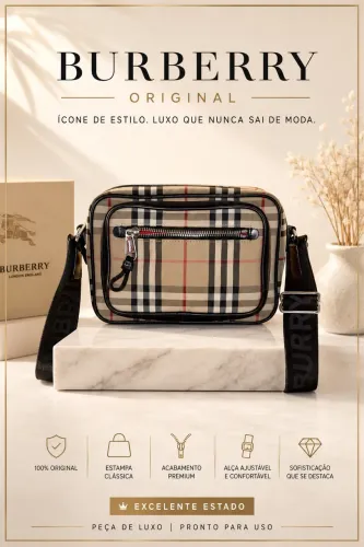 BURBERRY ORIGINAL - ESTILO ICÔNICO E ELEGÂNCIA ATEMPOR