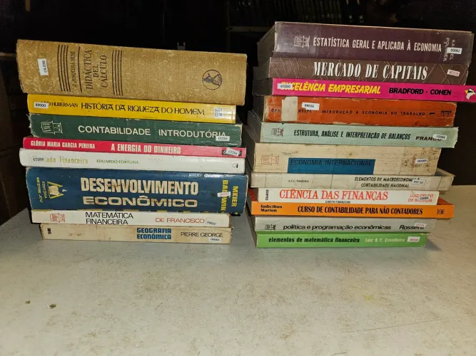 Coleção Livros de Economia, Finanças e Contabilidade - 18 Volumes