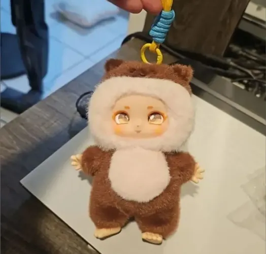 Blind Box chaveiro pelúcia Urso  importado tipo Labubu Popmart 