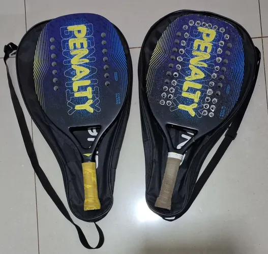 2 raquetes beach tennis
