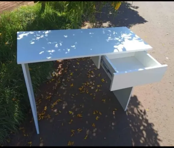 Mesa MDF Com Gaveta ? Esmalteiro Novos ,Entrega e instalação Grátis 