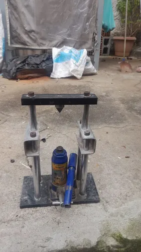 Prensa manual hidraulica 2 ton para muflas ou outros