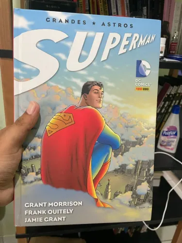 Grandes Astros Superman autografado Frank Quitely