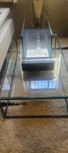 Mesa de centro tampo de vidro