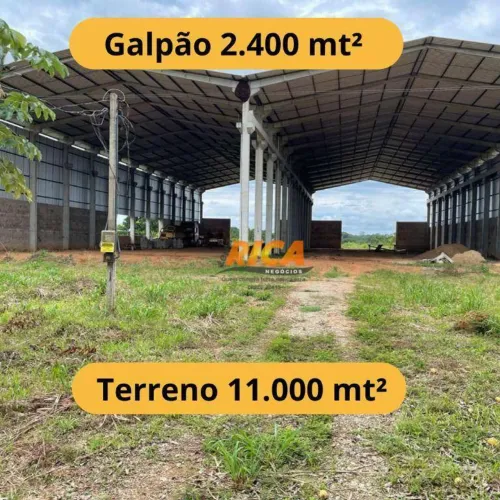Galpão, 2400 m² - venda por R$ 5.500.000,00 ou aluguel por R$ 25.000,00/mês - Br - Porto V