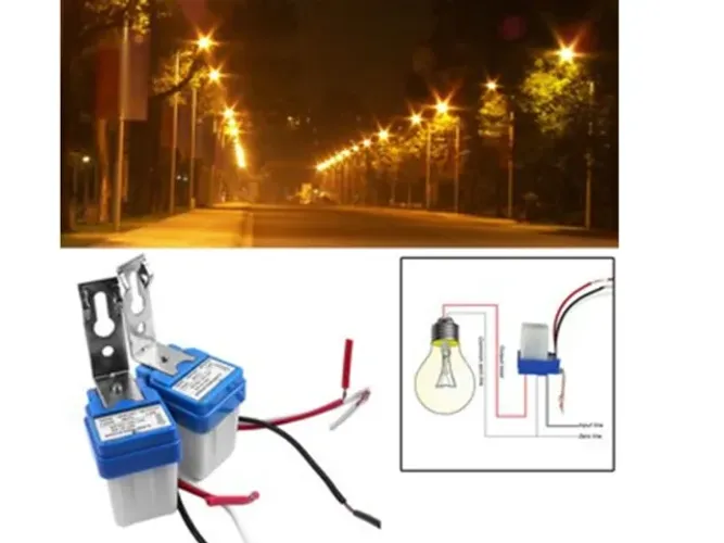 refletor de led Fotocélula As-20 220v 10a