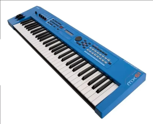 Teclado Sintetizador Yamaha MX61 V2 (azul)