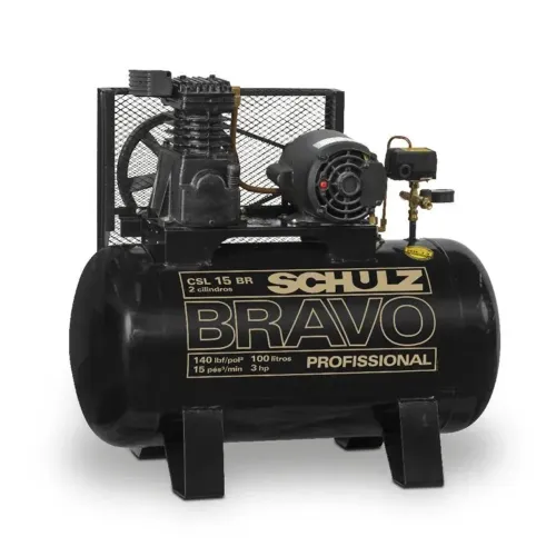 Compressor de Ar 3cv Monofásico Bravo Csl 15Br/100L Schulz