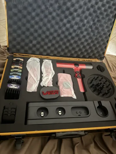 Kit Barbeiro Profissional VGR 4 em 1 - Novo na Maleta