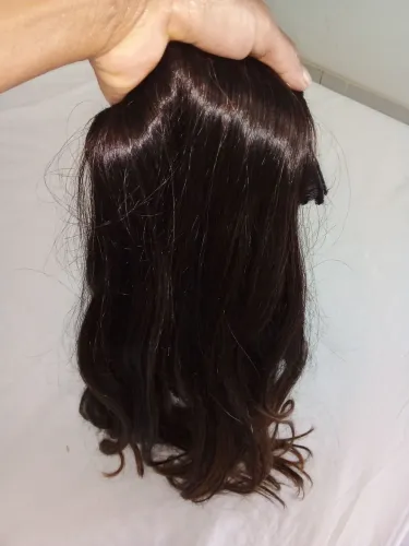 Cabelo humano/tela