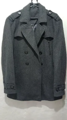 Casaco masculino de lã estilo e conforto frio extremo 