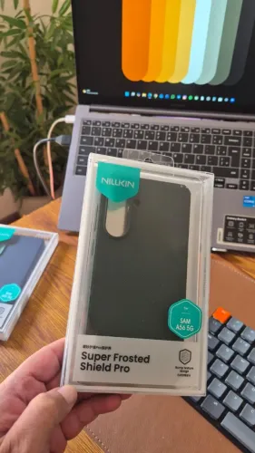Capa Nillkin para Samsung Galaxy A56 Verde (Usada apenas uma vez)