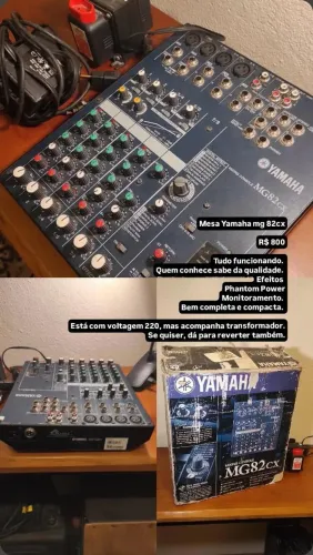 Mesa de som yamaha