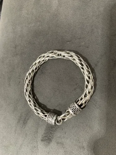 Pulseira de prata rara