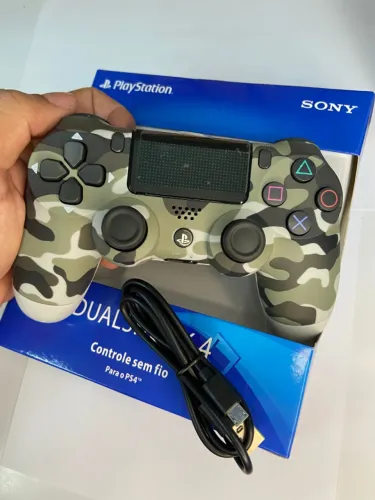 Controle de ps4 marrom camuflado an3