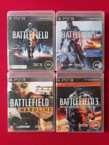 Jogos ps3 - Coleção Battlefield R$ 89,00 - Lote