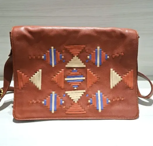 Bolsa de couro Transversal Via Mia
