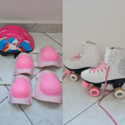 Patins 35/36 com kit proteção 