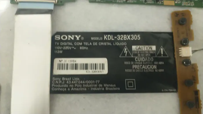 Placas da tv Sony 32 polegadas