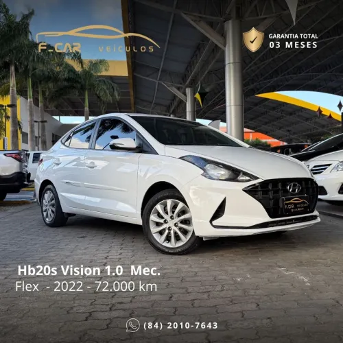 Hyundai HB20S Vision 1.0 Flex 12V MEC 2022