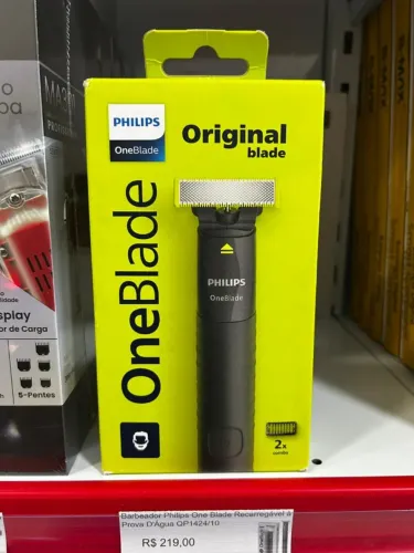 Barbeador Philips One Blade Recarregável