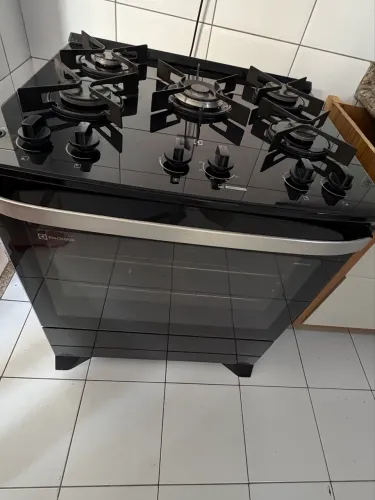Fogão Electrolux 5 Bocas FE5GB Mesa de Vidro (Estado de Novo!)