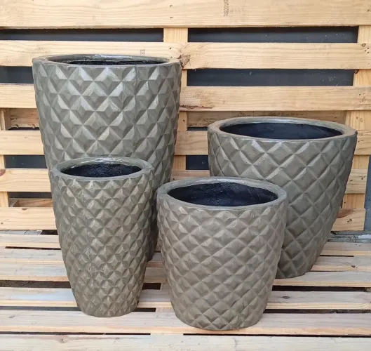 Kit vasos de cimento