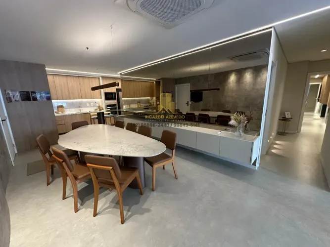 Apartamento reformado e mobiliado, 136m², complexo Parque Shopping Maceió
