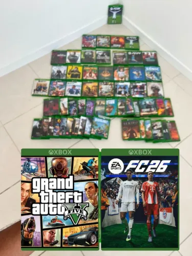 Jogo xbox one series gta5 fc26