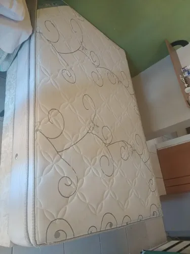 Cama box Ortobom casal colchão de molas