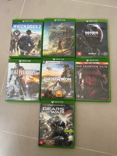Lote jogos XBOX ONE