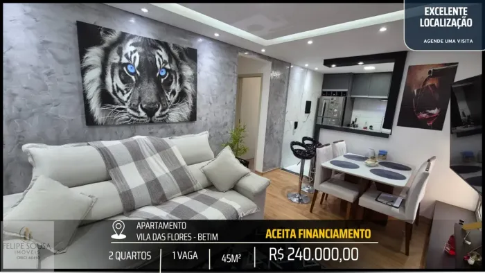 APARTAMENTO PLANEJADO EM FINO ACABAMENTO - 2 QUARTOS PLANEJADOS COZINHA PLANEJADA 1 VAGA C
