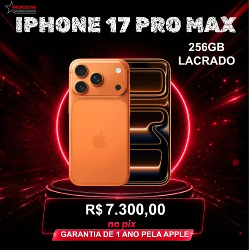 Iphone 17 Pro Max (Lacrado) - Garantia 12 meses