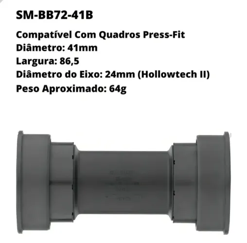 Movimento Central Shimano Pressfit
