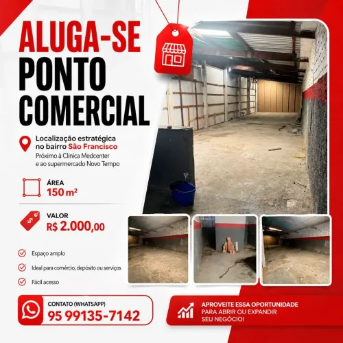 Ponto comercial São Francisco 95- *