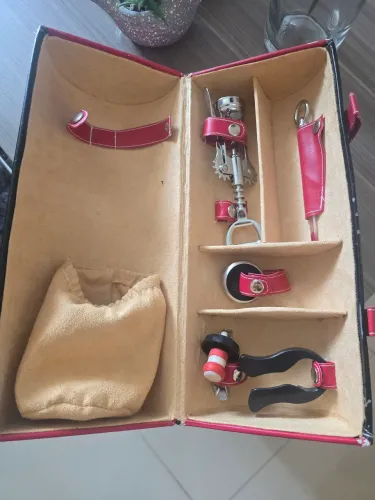 Kit para bebidas e porta garrafa