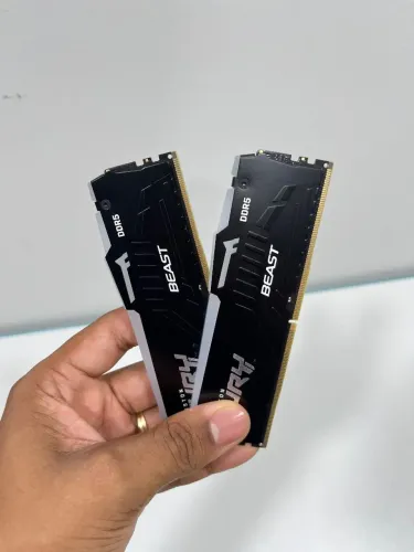 Memória Ram DDR5  Kingston Fury RGB 2x8 6000Mhz