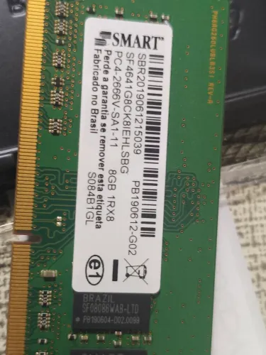 Memória DDR4 16GB 2666MHz