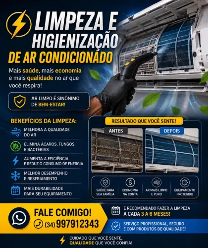 Limpeza ar condicionado 