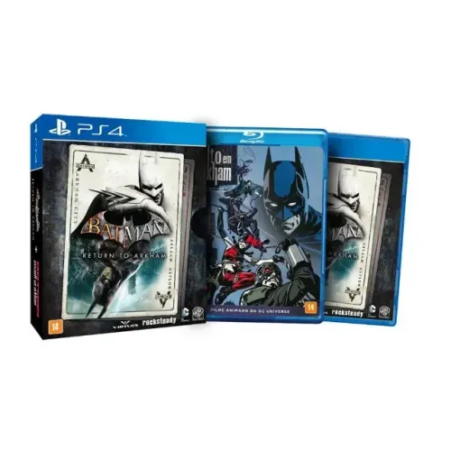Box Batman Return To Arkham + Filme Ps4
