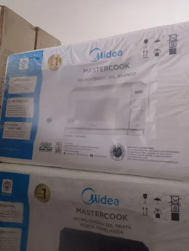 MICROONDAS MIDEA 20 LITROS BRANCO LACRADO COM NOTA E GARANTIA 