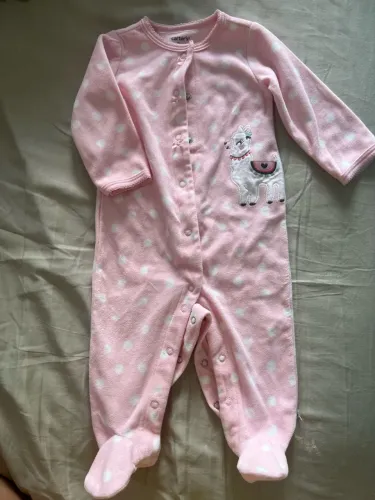 Macacão de flanela Carters 9 meses
