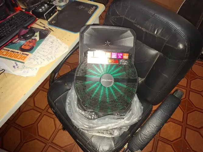 caixa aplificada polivox 