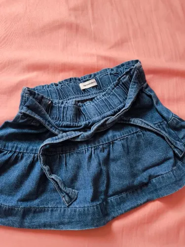 Saia jeans infantil menina Tam 3