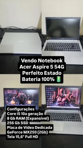 Notebook Acer Aspire 5 54G