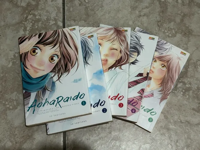 Mangás Aoharaido vols 1 ao 5