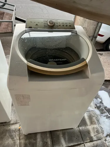 Máquina de lavar Brastemp 11kg cesto inox